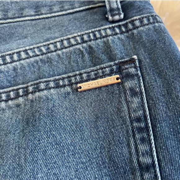 MICHAEL Michael Kors Button Fly Cropped Jeans – Medium Wash – Women’s Size 8 - Picture 7 of 7